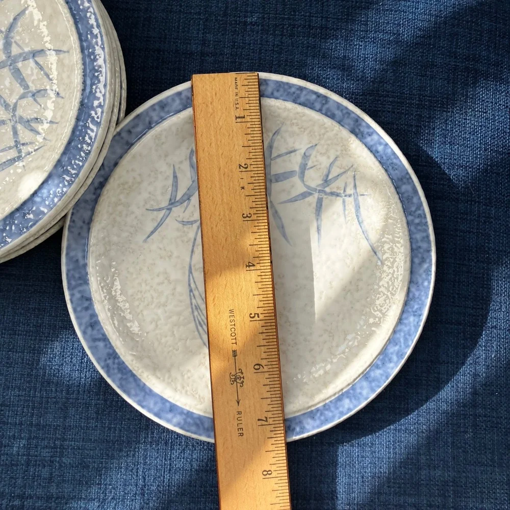 International Homes Salad Plates Blue Pacific 7.5